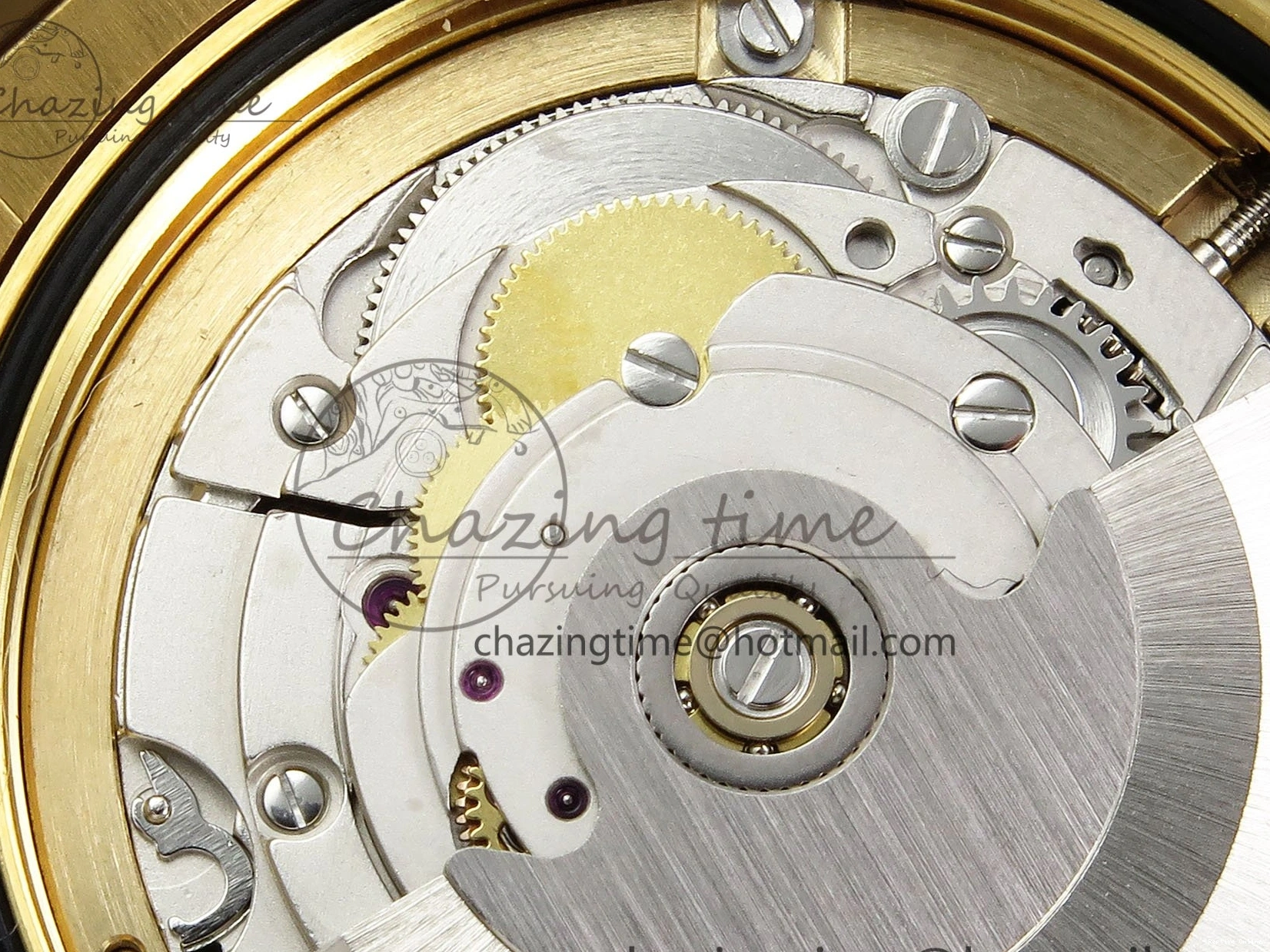 0420 WaterResistant Day Date 36 YG RAF 1:1 Best Edition Brown Oman Dial Diamonds Bezel on YG Bracelet A 1518